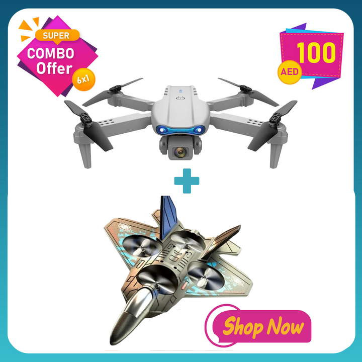 DRONE+FIGHTER JET COMBO