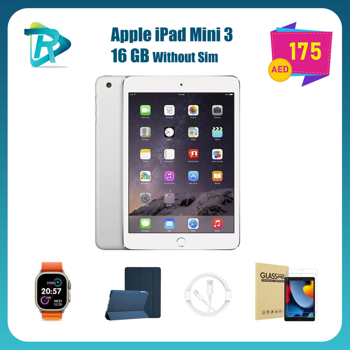 Apple iPad Mini 3 (Wi-Fi + SIM) – Compact Power with Touch ID &amp; Cellular