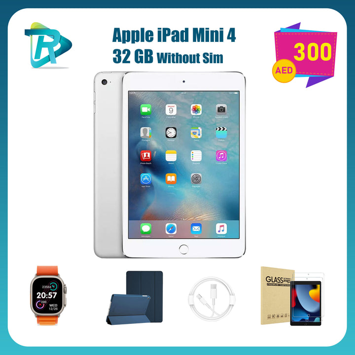 Apple iPad Mini 4 (Wi-Fi + SIM) – Compact Power with Touch ID  Cellular