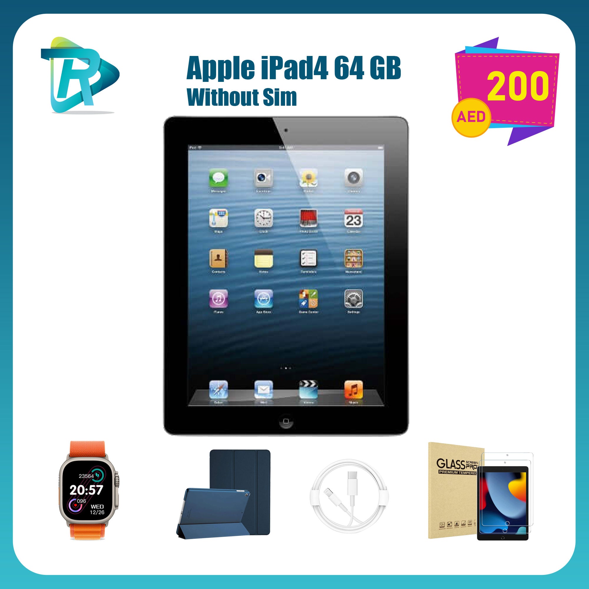 Apple iPad 4th Generation Wi-Fi - Sim
